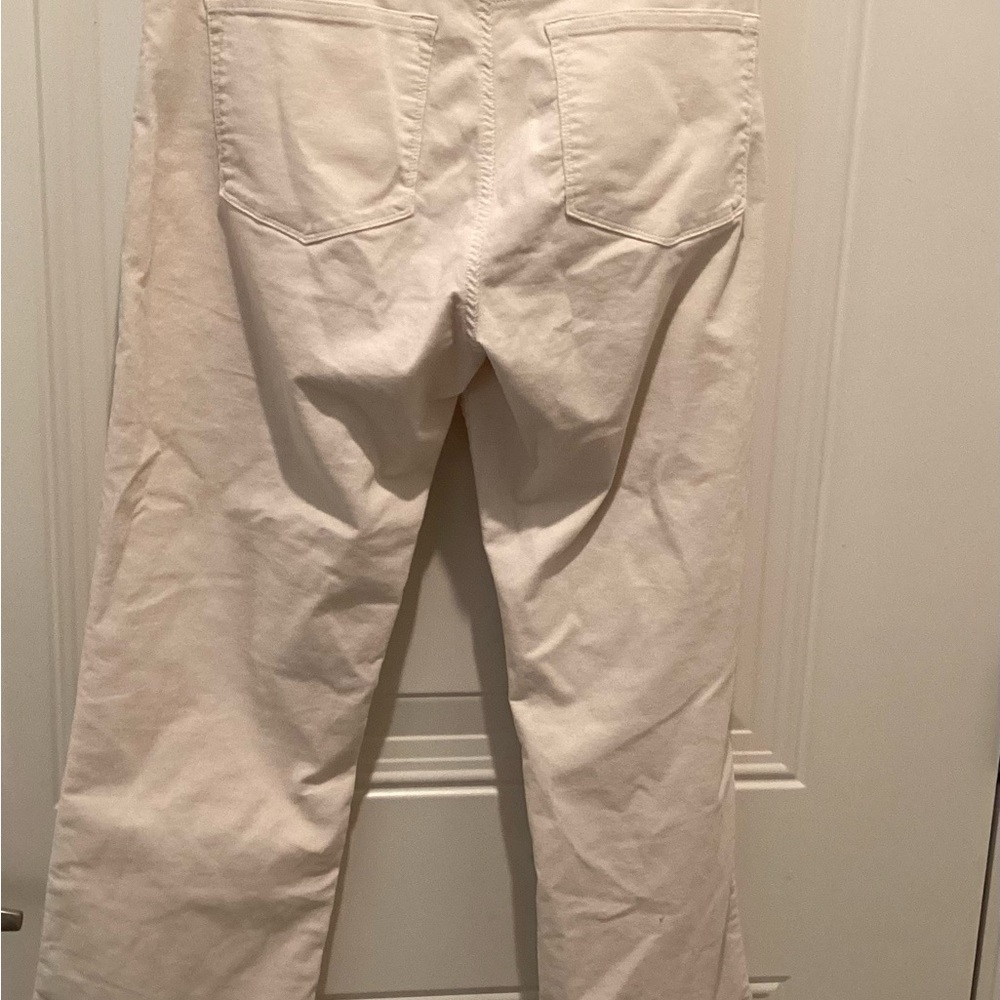 Cream Straight-Leg Pants - Picture 3 of 3